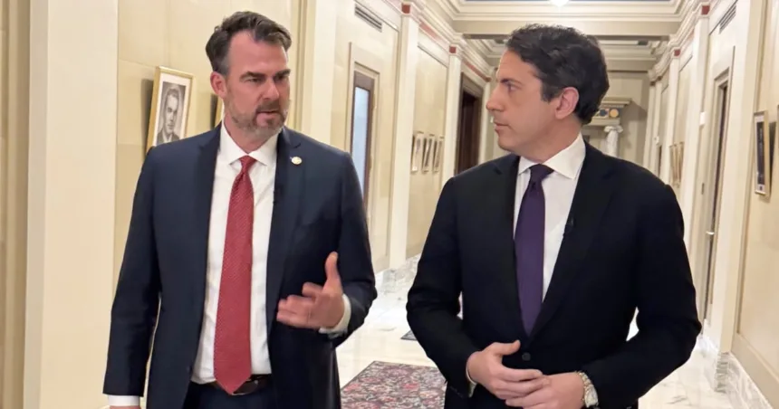 250227-kevin-stitt-gabe-gutierrez-ac-832p-52a3cb.jpg Oklahoma Republicans clash over requiring schoolchildren to prove citizenship status