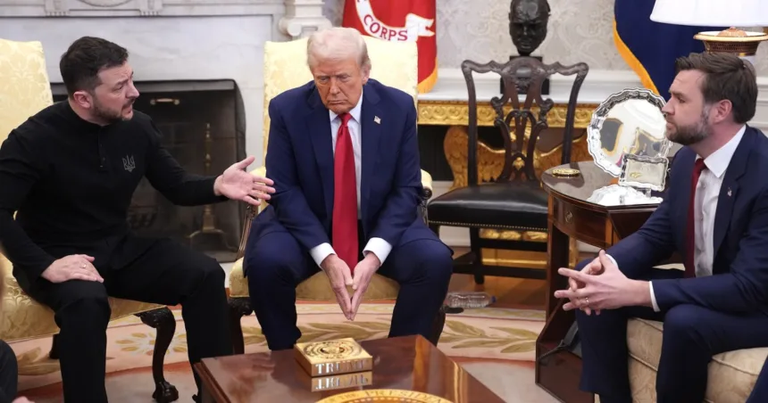 Vance leans hard into Trump’s foreign policy — and sparks an extraordinary Oval Office skirmish