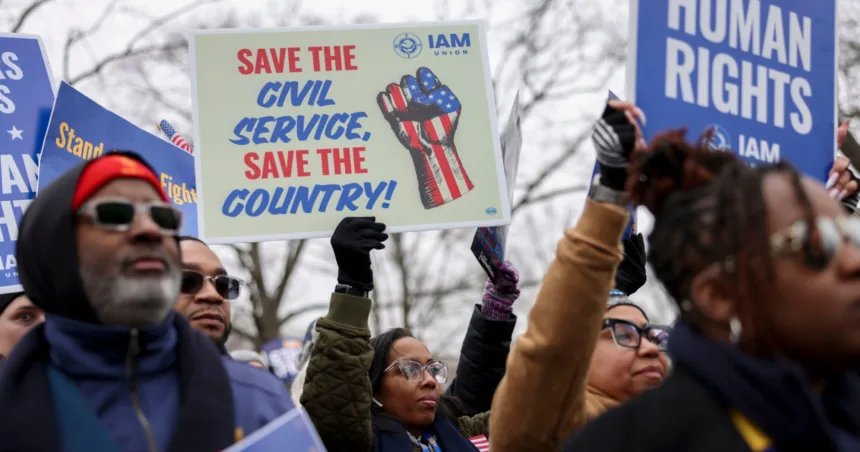 Federal workers fight back as Trump dismantles their work: ‘They’ve radicalized me’