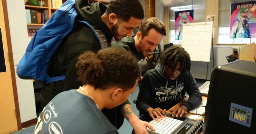 Hip-hop therapy is helping high schoolers cope with loss, generational trauma and teen stress