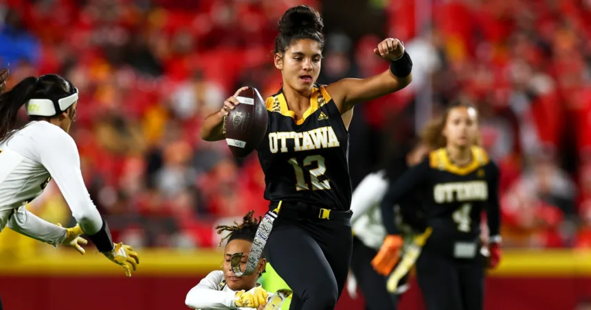 An NCAA conference is embracing women’s flag football. Will the rest of the country be next?