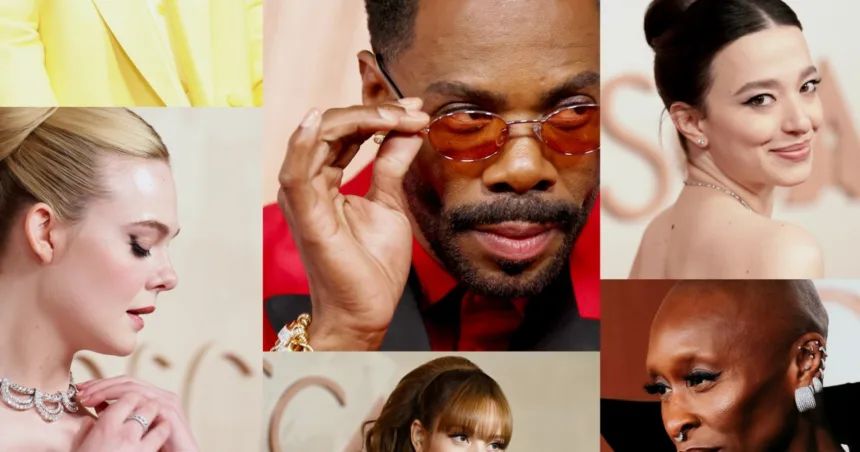 See all the best looks as celebrities arrive