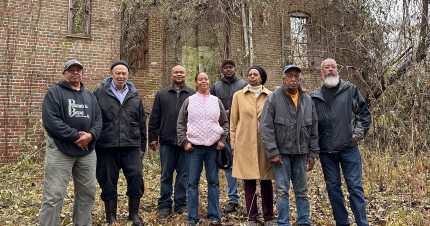 Black graves are being moved to make way for an industrial park, drawing a mix of emotions