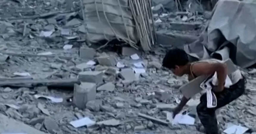 Israeli forces drop evacuation leaflets over Gaza City