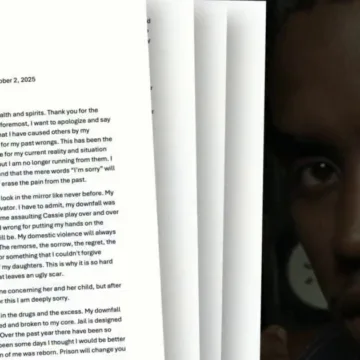 Diddy apologizes to women who accused him of abuse in letter to judge