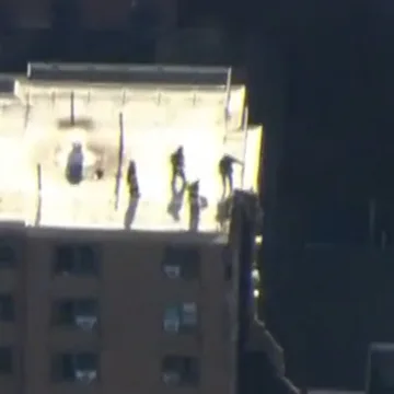 New York high-rise evacuated after partial collapse