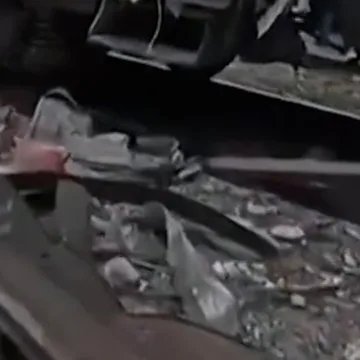 Ukrainian train station hit by Russian drone strike