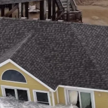 Outer Banks homes collapse after dual hurricanes