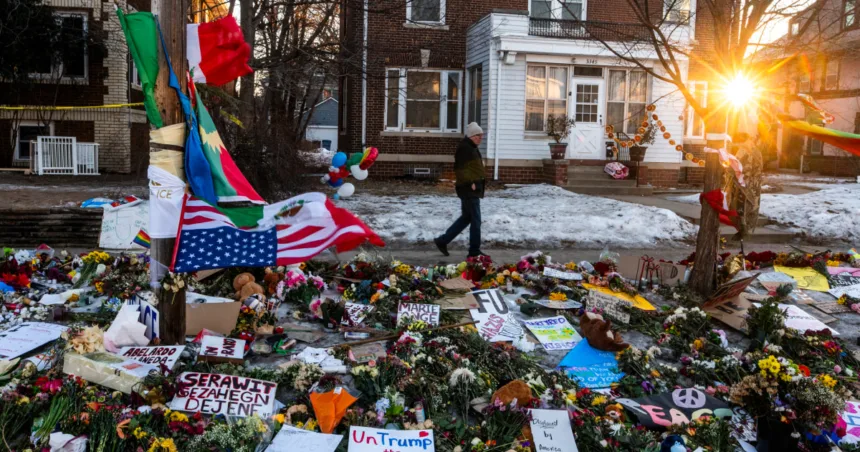 Renee Good’s partner addresses Minneapolis immigration crackdown one month after killing