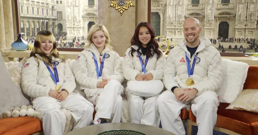 US Figure Skaters Talk Winning Gold at 2026 Winter Olympics