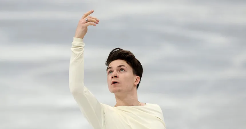 Maxim Naumov makes Olympic debut in tribute to parents