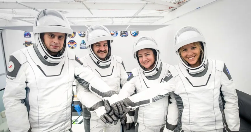 Four astronauts launch to space station after prior crew’s early departure