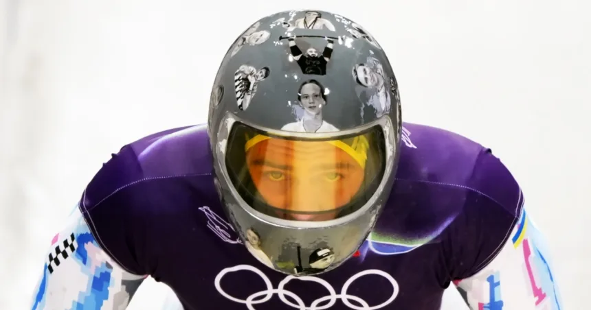 Ukraine Winter Olympics skeleton racer banned from wearing helmet tribute to war dead