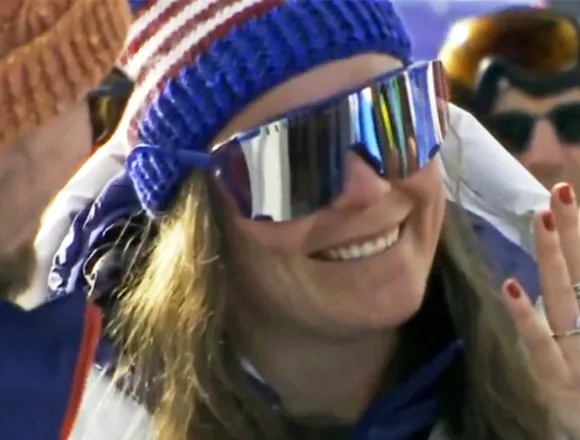Breezy Johnson and boyfriend are engaged after her super-G run at Winter Olympics