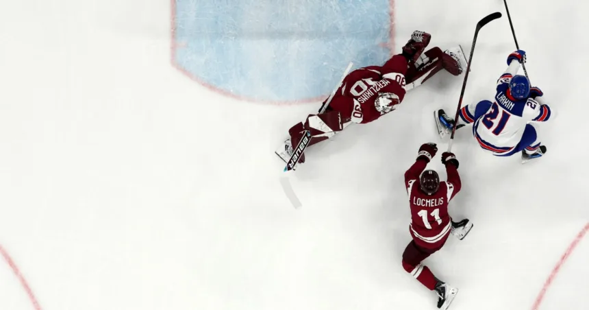 In search of first hockey gold since 1980’s ‘Miracle,’ U.S. men open Olympics with win