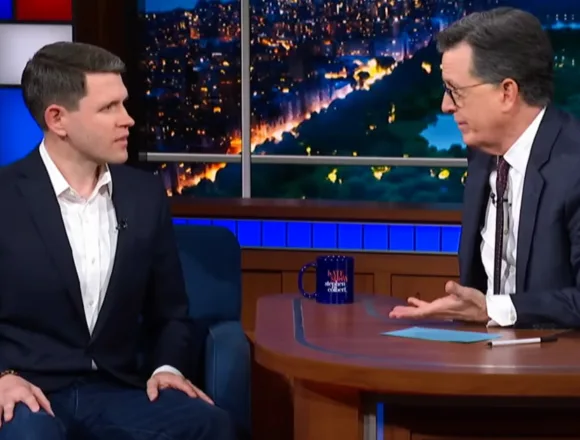 Stephen Colbert says CBS didn’t air Rep. James Talarico interview out of fear of FCC