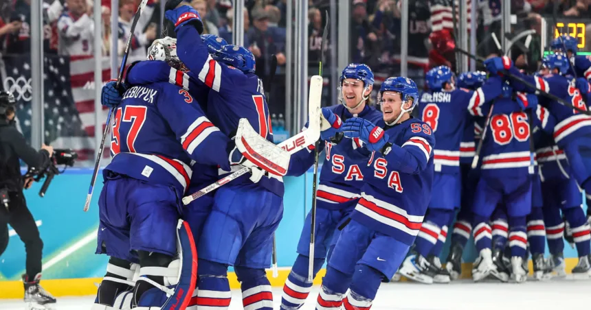 Quinn Hughes’ overtime wristshot beats Sweden, sends Team USA to semifinals