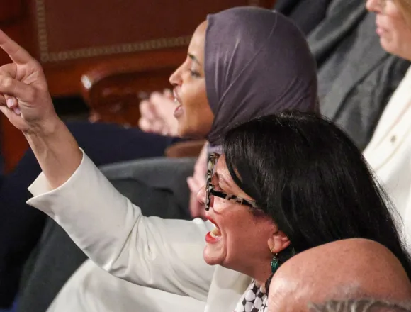 260225-Rashida-Tlaib-Ilhan-Omar-ch-1309-af70f5.jpg Trump says Muslim lawmakers should be sent ‘back from where they came’ after State of the Union clash