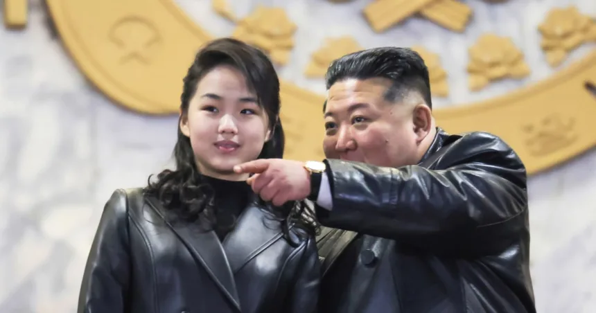 Kim Jong Un fuels succession buzz with daughter’s matching leather jacket