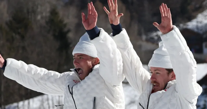 Team USA win first-ever medal in the men’s team sprint