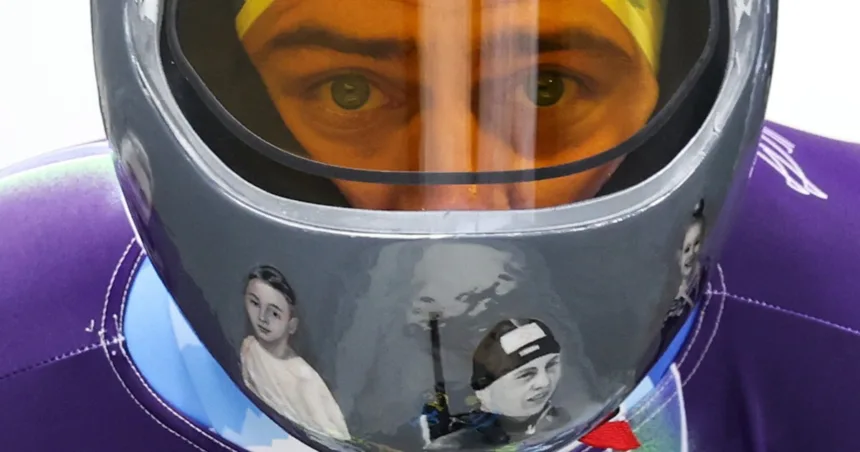 Ukrainian Olympian disqualified over war tribute helmet