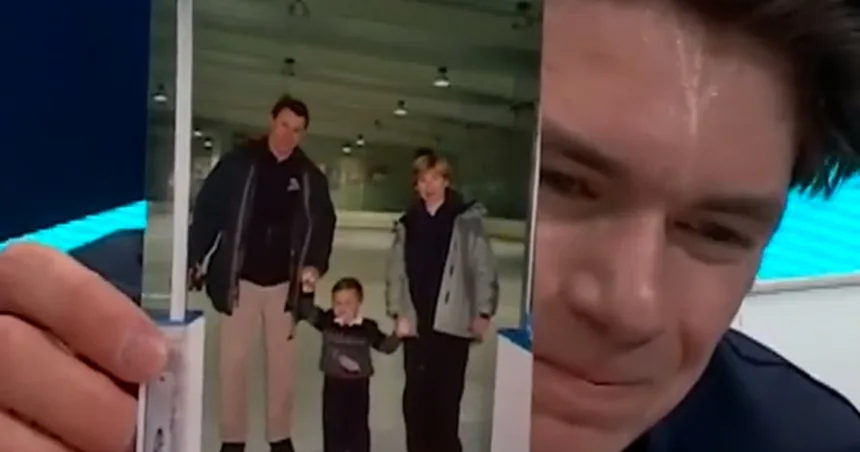 Figure skater Max Naumov honors parents in Olympic debut