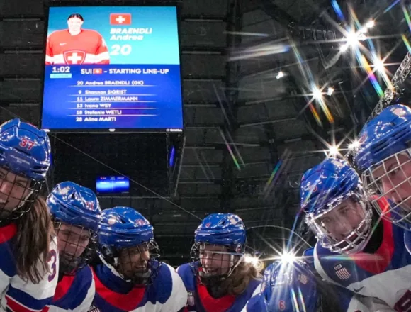 U.S. women’s hockey team defeated Switzerland 5-0