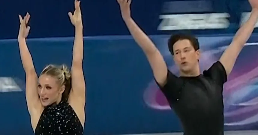 Highlights from opening day of ice dance competition