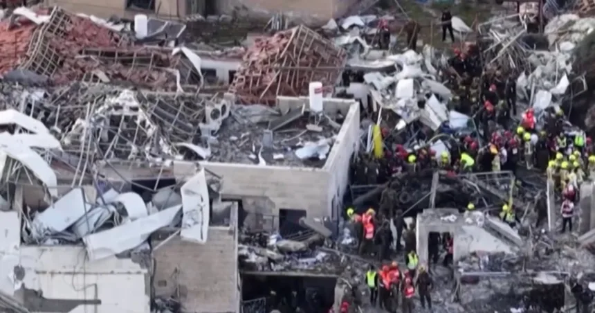 Victims of missile strike outside of Jerusalem were taking cover in bomb shelter