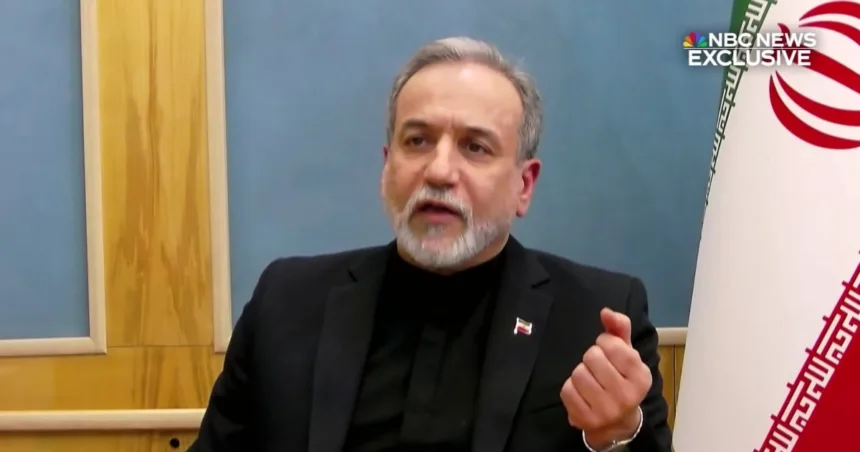 Iranian foreign minister says there is ‘no request for a ceasefire’