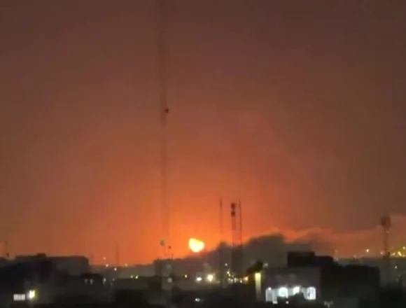 Skies above Tehran ‘turning orange’ amid U.S. strikes