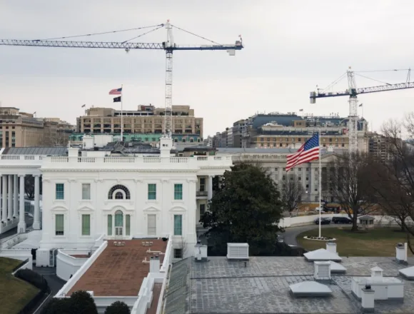 Federal judge temporarily blocks further demolition of the White House for Trump’s ballroom