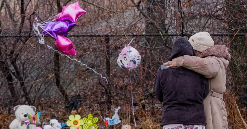 Cleveland playground now a place of mourning for two girls found in suitcases