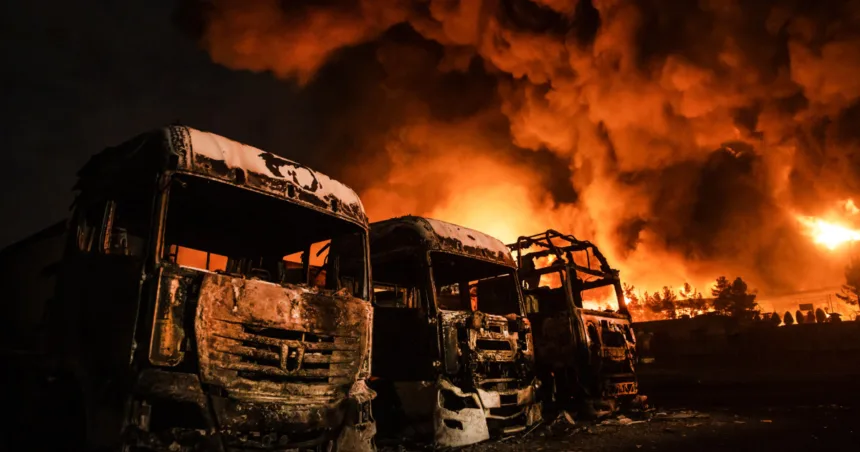 Toxic rain mixed with oil rains down on Tehran as expanding war threatens new global shock