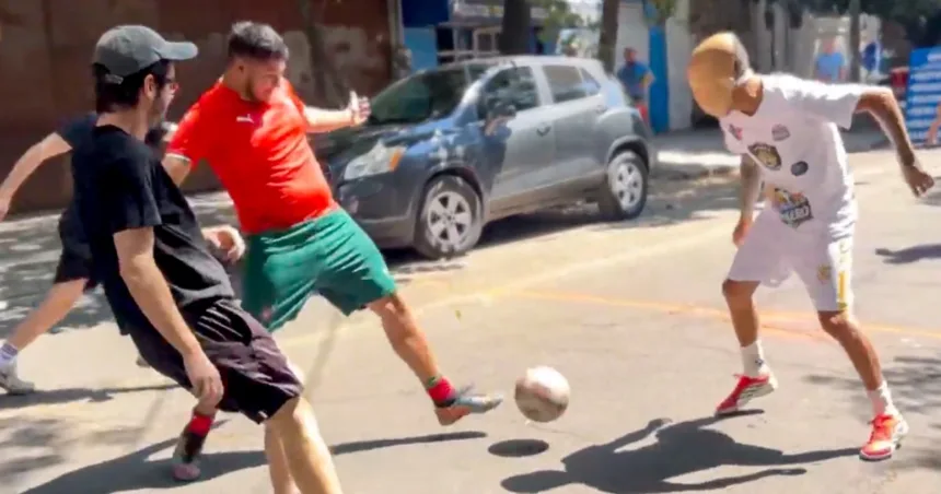 Ahead of the FIFA World Cup, pickup soccer games in Mexico’s streets are all the rage