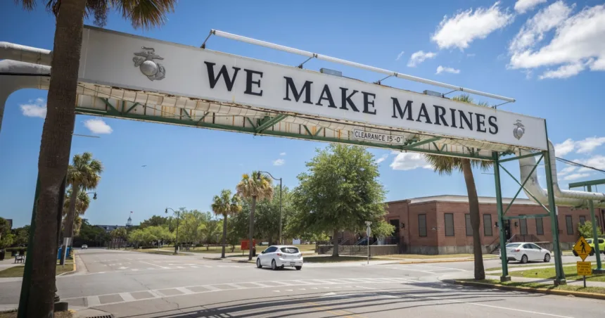 ICE agents will be stationed outside Marine Corps graduation events in South Carolina