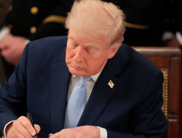 Trump holds executive order signing