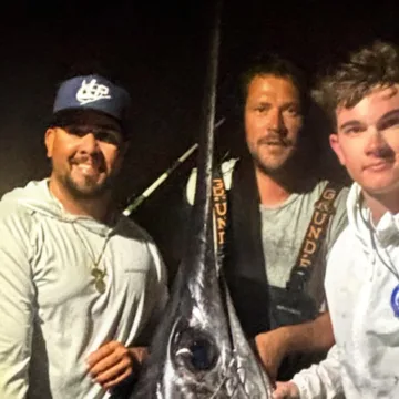 Swordfish weighing 480 pounds caught near Florida Keys
