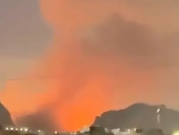 Videos show explosions in key Iranian city