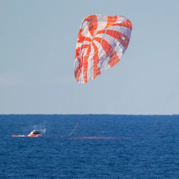 Watch highlights of Artemis II’s return to Earth