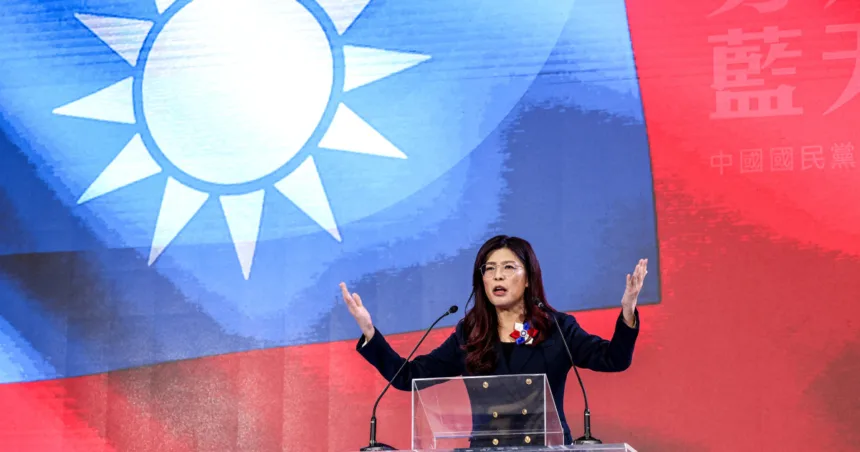 260402-Cheng-Li-wun-rs-accc73.jpg Taiwan’s opposition leader seeks to win friends in China with a high-stakes visit