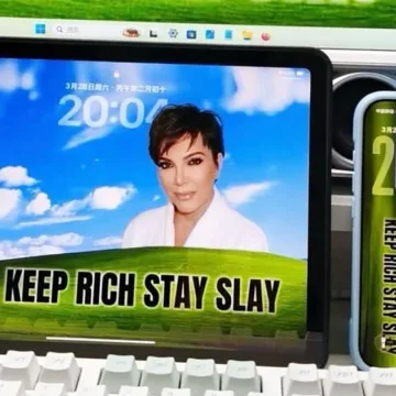 Young people in China have found a digital lucky charm in Kris Jenner