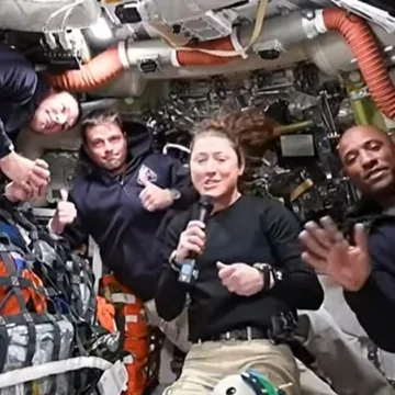 In interview from space, Artemis II astronauts say they see moon’s far side