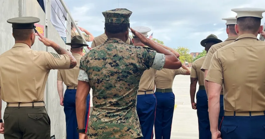 Some Marines graduate without their parents’ presence amid ICE fears