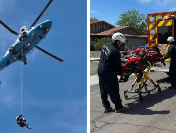Hiker airlifted off Arizona mountain after being stung over 100 times by bees