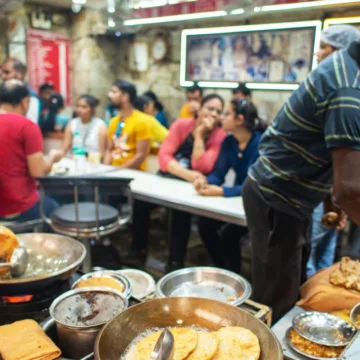 Indians line up for these flatbreads. But now gas is running short.