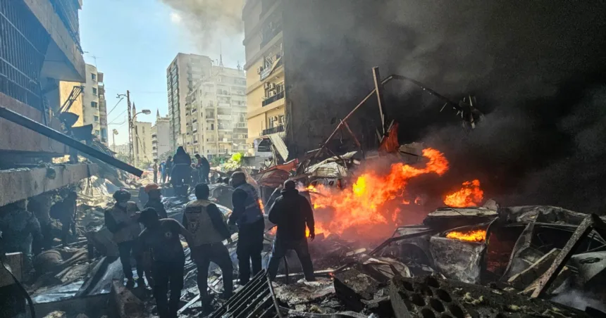 Israel launches huge attack in Lebanon after Iran ceasefire declared