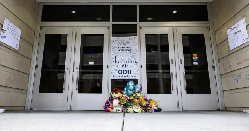 Cadets pay tribute to officer who died stopping Old Dominion shooter