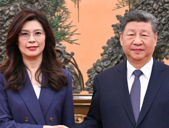 260410-Cheng-Li-wun-Xi-Jinping-rs-3d1f47.jpg China’s Xi talks peace with Taiwan’s opposition leader even as Beijing raises military pressure