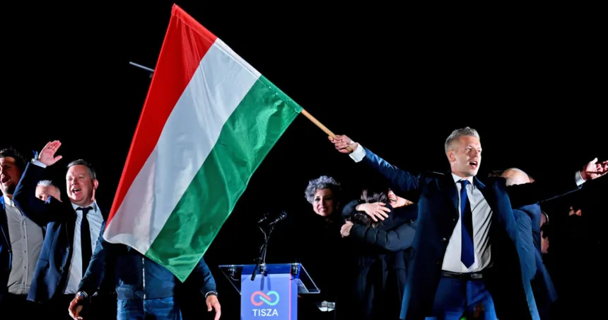 Europe celebrates as Orbán’s landslide defeat deals a blow to Putin and Trump